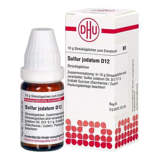 SULFUR JODATUM D 12 Globuli* 10 g
