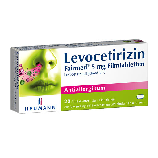 LEVOCETIRIZIN Fairmed 5 mg Filmtabletten* 20 St