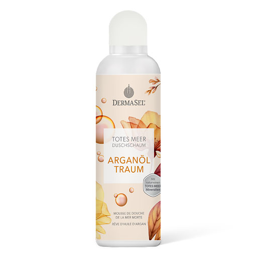 DERMASEL Totes Meer Duschschaum Arganöl Traum 200 ml