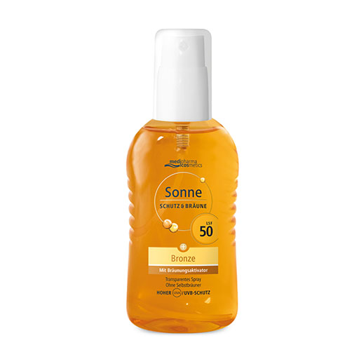 SONNE SCHUTZ & Bräune Spray bronze LSF 50 200 ml