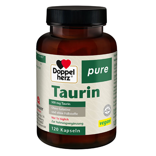 DOPPELHERZ Taurin pure Kapseln 120 St  